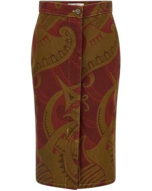 Vivienne Westwood 'Trousers Skirt' Skirt - Brown