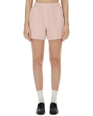 ROTATE BIRGER CHRISTENSEN Cotton Shorts - Natural
