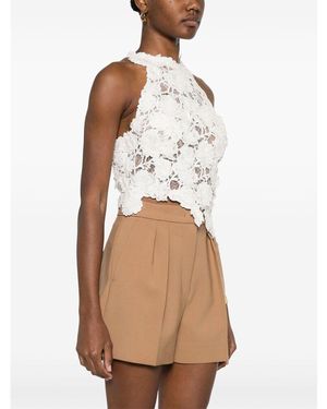 Ermanno Scervino White Top Blouse Tank Shirt Sleeveless