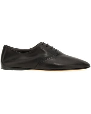 The Row Awar Lace Up Shoes - Black