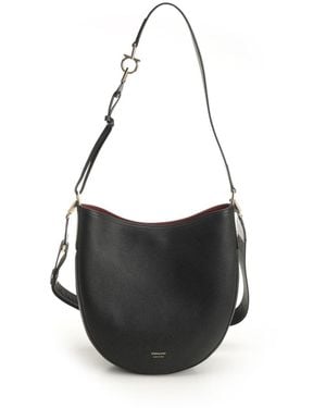Ferragamo North-south Shoulder Bags Black