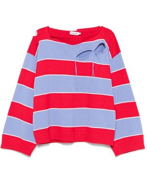 Charles Jeffrey Maglioni Cotone-Uomo - Rosso