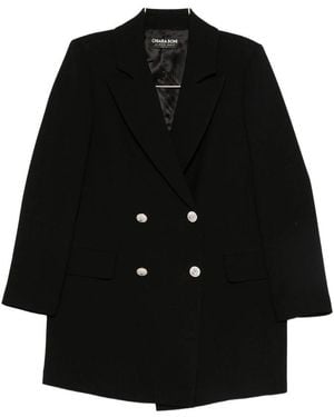 Chiara Boni Wool Coats - Black
