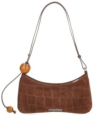 Jacquemus The "bisou Pearls" Bag - Brown