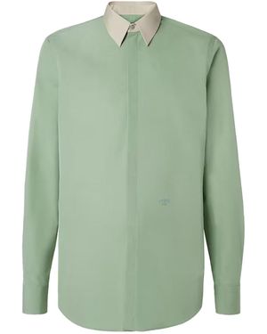 Fendi Light Poplin Shirt - Green