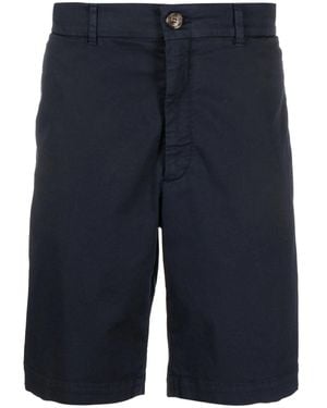 Brunello Cucinelli Cotton Shorts - Blue