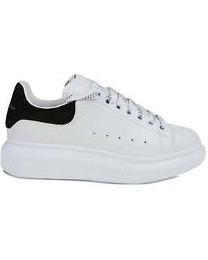McQueen Leather Trainers - White