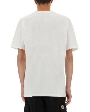 Obey Logo Print T-shirt - White