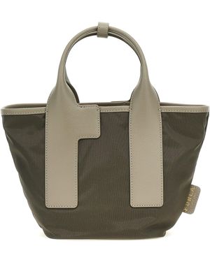 Furla Piuma S Tote Grigio - Verde
