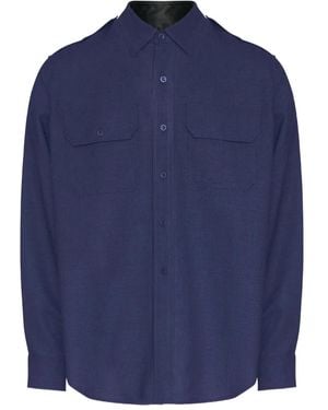 Maison Margiela Wool Shirt - Blue