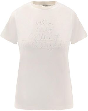 Golden Goose Olivia Viscose Blend T-shirt - White
