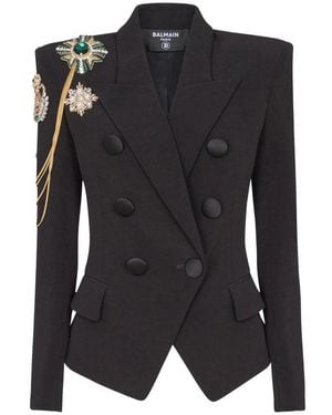 Balmain Jackets - Black