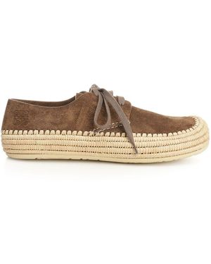 Loewe Rio Lace-Up Shoes - Brown