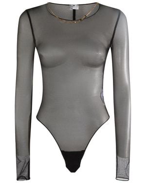Elisabetta Franchi Dresses Blacks And Greys-Donna - Grigio