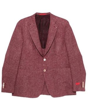 Isaia Jackets Red