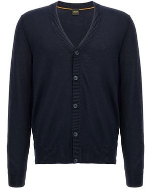 BOSS Avac Jumper, Cardigans - Blue