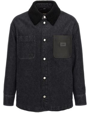 Fendi Giacca denim - Nero