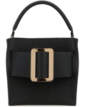 Boyy Grape Leather Disc 30 Handbag in Metallic | Lyst