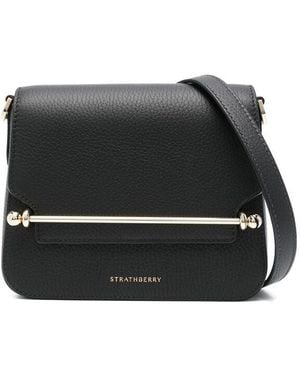 Strathberry Leather Shoulder Bags - Black
