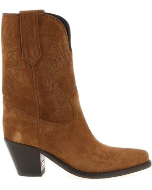 Golden Goose Wish Star Stivali E Stivaletti Marrone-Donna