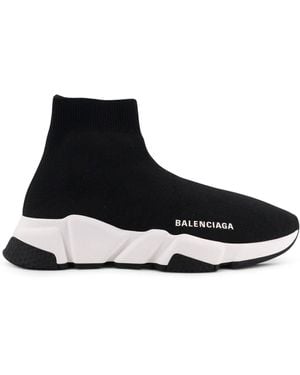 Balenciaga Speed Lt Knit Sneakers-Donna - Nero