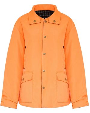 Maison Margiela Giacca Con Abbottonatura Automatica-Donna - Arancione
