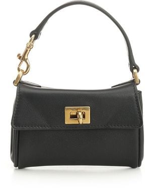 Balenciaga Charm Rodeo Shoulder Bags - Black