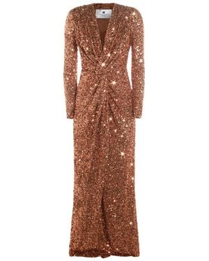 Elisabetta Franchi Dresses Sugar-Donna - Marrone