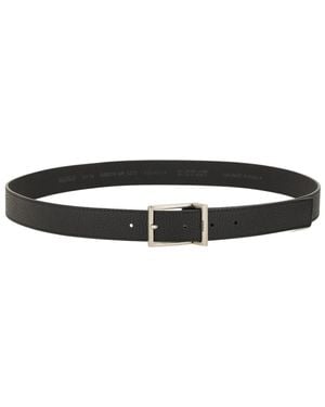 HUGO Leather Belt - Black