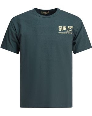 Sun Surf T-shirt With Logo T-shirts Green