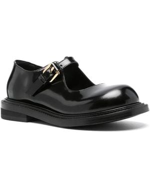 【関税込み】Moschino ブラック Olivia 1980 ローファー Moschino Olivia 1980 Loafers in Black | Lyst