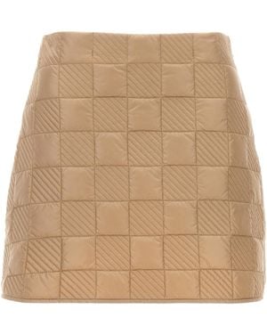 Moncler Quilted Skirt Skirts - Natural