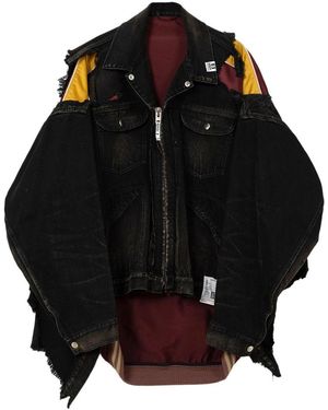 Maison Mihara Yasuhiro Giacche Cotone-Uomo - Nero