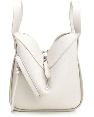Loewe Hammock Crossbody Bags - White