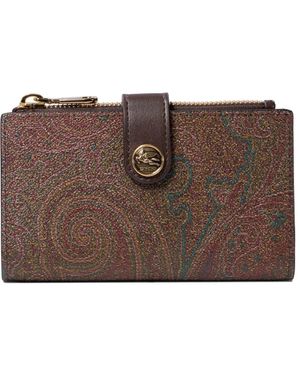 Etro Wallets & Card Holders Marrone-Donna