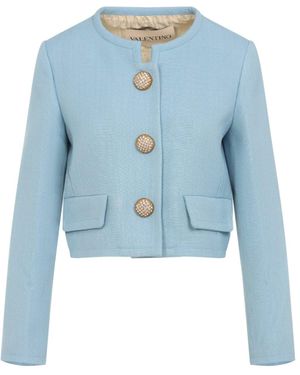 Valentino Jackets Gray - Blue
