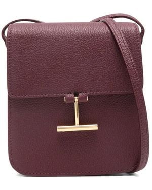 Tom Ford T-Bar Shoulder Bag - Purple