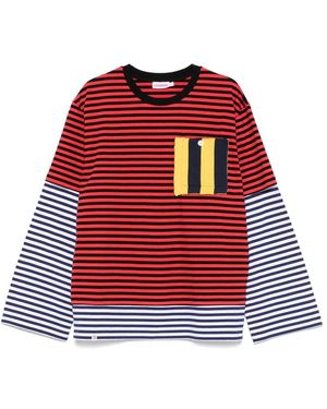 Charles Jeffrey Linen T Shirts - Red