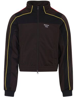 Martine Rose Shrunken Track Jacket-Uomo - Nero