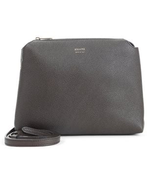 KHAITE Espresso Calfskin Lina Medium Crossbody Bag-Donna - Grigio