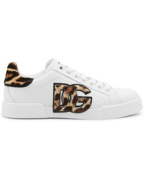Dolce & Gabbana Sneakers Light And Natural-Donna - Bianco