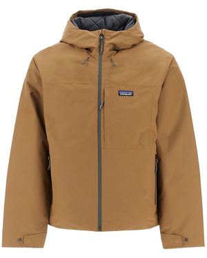 Patagonia Giacca Con Cappuccio Windshadow-Uomo - Marrone