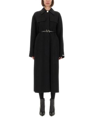 Sportmax "Oil" Coat - Black