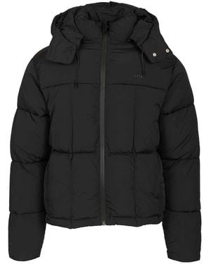 Arte' Down Jacket With Hood With Drawstring Coats Black