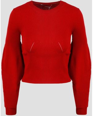 Stella McCartney Top Rosso-Donna