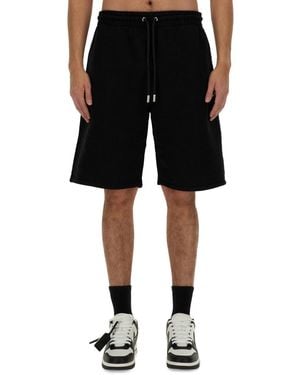 Off-White c/o Virgil Abloh Relaxed Fit Bermuda Shorts - Black