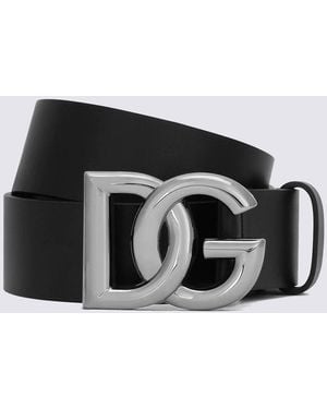 Dolce & Gabbana Leather Belt - Black