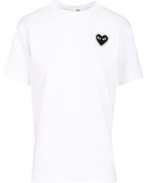 COMME DES GARÇONS PLAY Heart T-Shirt - White