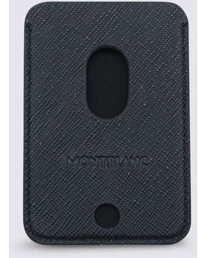 Montblanc Wallets Blacks And Greys - Blue