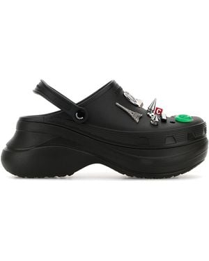サンダル BALENCIAGA Black rubber Balenciaga X Crocsa mules Balenciaga Black Rubber X Crocsâ ¢ Mules | italist